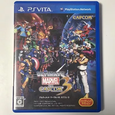 Ultimate Marvel Vs. Capcom 3 Sony PlayStation Vita PS Vita PSV Japan Tested • £60.34