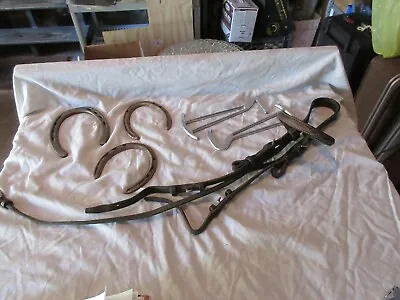 Equestrian Riding Equipment  Mixed Lot Of 6 Items  Vintage • $95