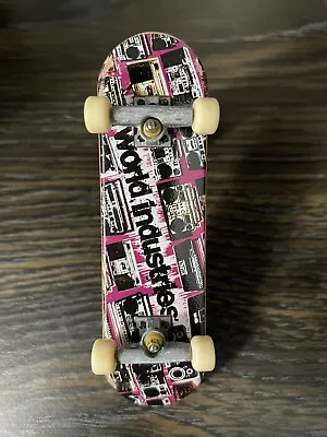 Vintage Tech Deck - World Industries - Pink Stereo Design (*Minor Scratches*) • $9.99