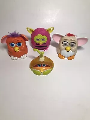 Lot Of 4 McDonald's Happy Meal Furby Toys Vintage Modern • $13.59