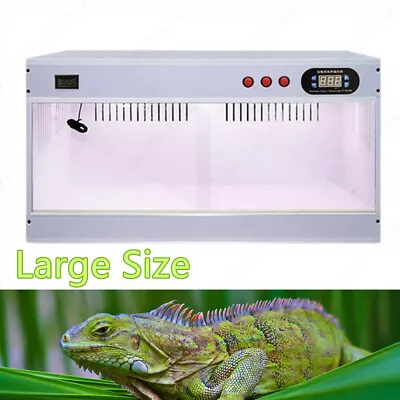 Reptile Terrarium Lizard Enclosure Small Animals House Habitat (Size:50x40x40cm) • $127.73