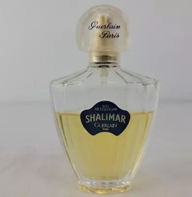 Shalimar Eau De Cologne Guerlain Perfume 75 ML 2.5 Oz 60% Full Paris Vtg EUC • $42.95