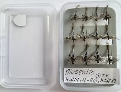 BUY A Lot Of Flies Ass Size141210    Mosquito   & ( Get Free Pocket Fly Box ) • $18.25