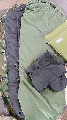 VGC USGI 5 Piece MSS MODULAR SLEEP SYSTEM WITH WOODLAND GORETEX BIVY SACK & PAD • $250