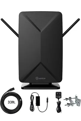 Antop Mini “Big Boy” Indoor/Outdoor Amplified HDTV Antenna - AT-406BV • $29.99