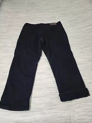 Work N' Gear Black Fleece Lined Relaxed Fit Utility Work Jeans 38 X 29 - M1354 • $14.39