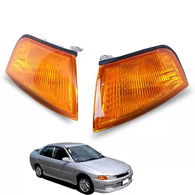 FIT 1995-1998 Mitsubishi Evo 3 Evo 4 CK3 CK4 JDM Corner Lamp Light Amber Pair • $70