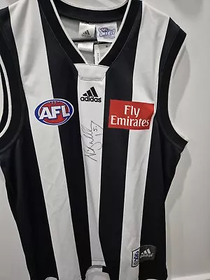 Collingwood Magpies AFL Signed 2002 Guernsey Adidas Size Large • $179.95