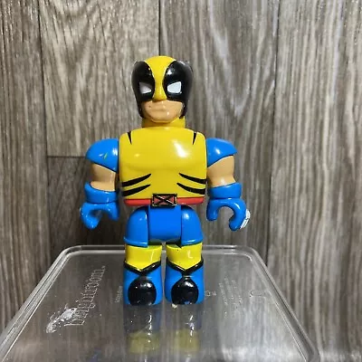 Mega Bloks Marvel X-Men WOLVERINE 3.5  Action Figure Yellow Blue • $9.99