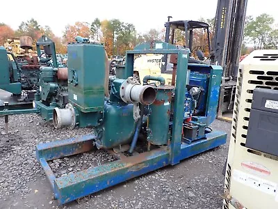 THOMPSON 8VWDIDS45 8  Trash Pump RUNS MINT! John Deere Diesel Dewatering Water • $6595