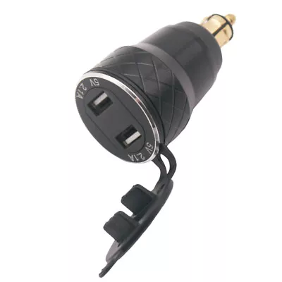 £13.56 • Buy Motorcycle DIN Socket Hella To Dual USB Charger For BMW F800/F650 R1200 4.2A LED