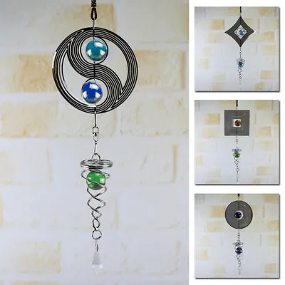 £7.92 • Buy Wind Chimes Spinner Spiral Rotating Crystal Ball Windchime Garden Hanging Decor