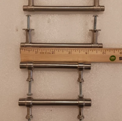 $8.99 • Buy Cabinet Pulls  Stainless Steel  Drawer  T- Bar  Handles  ( 5  )   4  Hole Center