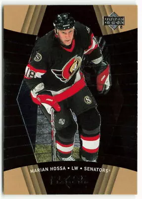 1999-00 Marian Hossa Upper Deck Black Diamond - Ottawa Senators • $1.15