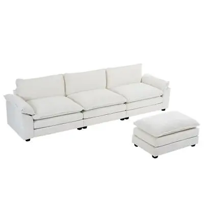 Sectional Sofa Modular Comfy Cloud Counch Modern L Shape Sofa Set Living Room • $545.99
