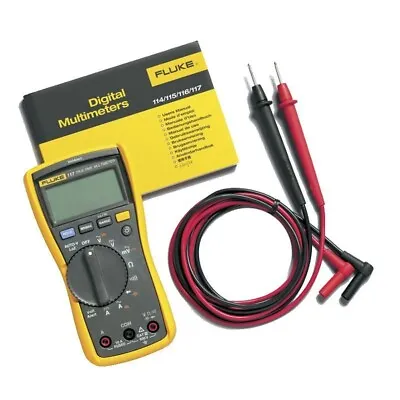 FLUKE 117 True RMS Digital Multimeter With Free Personalised Calibration Cert • £259