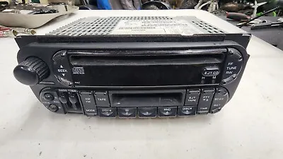 2003 - 2007 Jeep Dodge RAM Chrysler Radio Stereo AM/ FM/ CASSETTE/ CD 5064042AD • $119.98