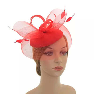 Women's Large Headband Clip Hat Fascinator Weddings Ladies Day Races Royal Ascot • £8.55