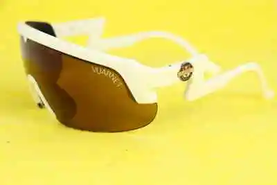 Vuarnet White Sport Cycling Biking Goggles Sunglasses Brown Purple Flash Lens • $47.20