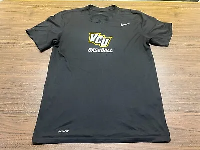 VCU Rams Baseball Team-Issued Nike Black T-Shirt - Medium Virginia Commonwealth • $24.99