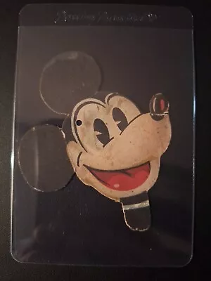 Rare 1930's Mickey Mouse DIECUT CARD Non Sports Cards  • $26