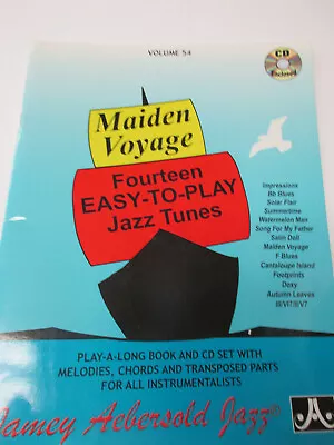 Maiden Voyage Vol 54 Fourteen Easy To Play Jazz Tones Sheet Music All Intruments • $15