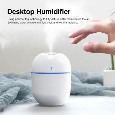 Aroma Essential Oil Diffuser Air Purifier LED Ultrasonic Humidifier Moisturizing • £5.99