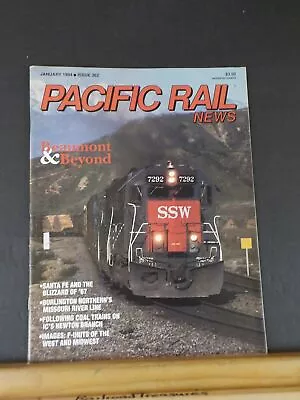 Pacific Rail News #362 1994 January Beaumont & Beyond BN Missousr River Line IC • $5