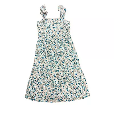 Draper James Women's Flutter Strap Smocked Midi Dress • $12.99