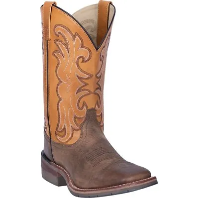 Dan Post Mens Ferrier Cowboy Boots Leather Tan/Spice Size Men’s 9 D • $95.56