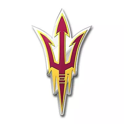 Arizona State Sun Devils Die Cut Metal Auto Emblem [NEW] Car Truck Decal Sticker • $7.95