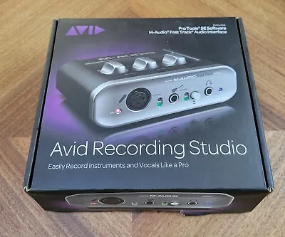 M-Audio Fast Track Avid USB Music Recording Studio Interface Guitar & Vocal • $44.99