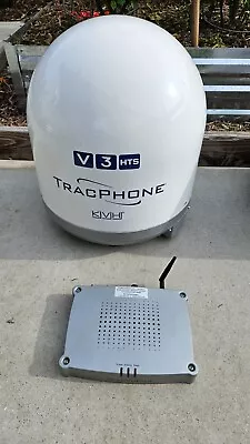 KVH 01-0418-11 TracPhone V3-HTS Marine Fleet Broadband Satellite Antenna System • $2000
