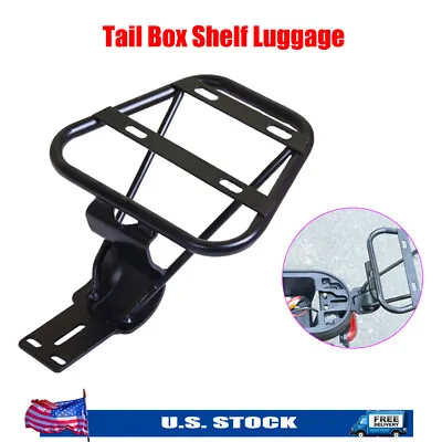 $40.55 • Buy Motorcycle Scooter Tail Box Base Bracket Rear Shelf Trunk Holder  Shelf Luggage