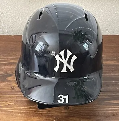 2014 ICHIRO SUZUKI YANKEES GAME WORN HELMET MEARS & ANDRE DAWSON MARLINS LOA’s • $2250