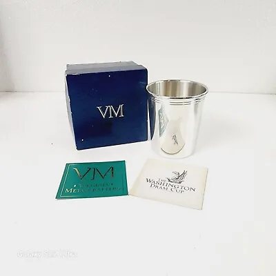Virginia Metalcrafters Mount Vernon Washington Dram Cup Pewter • $124.99