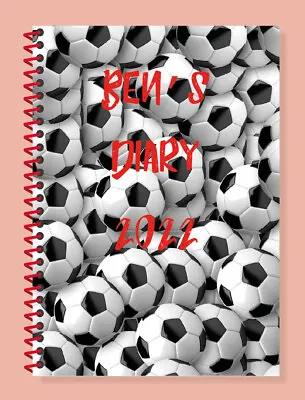 £7.99 • Buy Personalised 2023 Diary,Gift For Boy, Football Design,Perfect Present Design 217