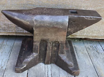 JEB Austrian CHURCH WINDOW 46LB BLACKSMITH MINI ANVIL Antique 1800- Early 1900s • $1499