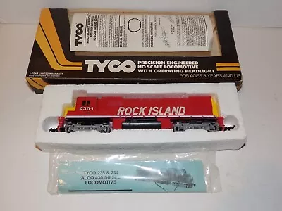 TYCO HO Scale 430 ROCK ISLAND ALCO CENTURY #4301 DIESEL LOCOMOTIVE ORIGINAL BOX • $69.99