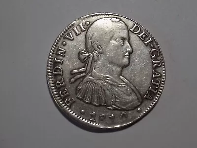 1810-HJ Mexico Colonial Silver 8 Reales - VF+ - KM-110 • $41