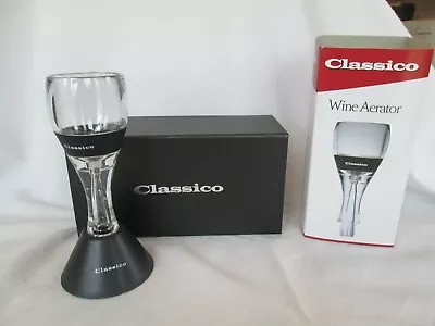 CLASSICO Wine Aerator With Stand.Boxed With Instructions MINT • $10