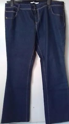 Dorothy Perkins Blue Jeans Size 18 Leg 32 Across The Waist 19.5 Inches • £8.99