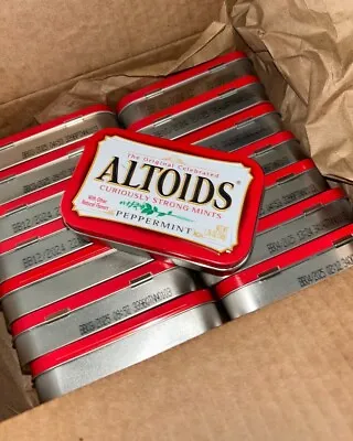 180 EMPTY LARGE PEPPERMINT ALTOIDS TINS Clean & Washed • $110