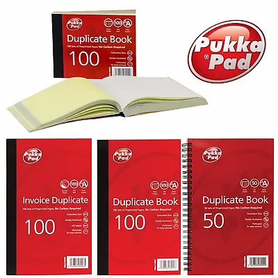 Pukka Pad Variety Of Duplicate Ruled Books - Different Sizes No Carbon Required • £4.49