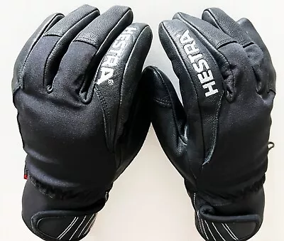 HESTRA BLACK GOAT LEATHER GLOVES * Size 11 * LN * Super Soft!! • $124.95