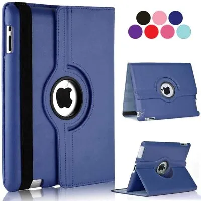 For IPad 10th 9th 8th 7th 6/5th Gen Leather Smart Flip Case Rotating Stand Cover • $6.15