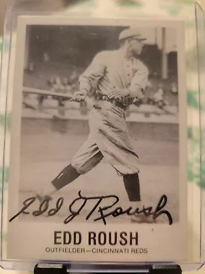 EDD ROUSH Autographed Signed 1980 TCMA Baseball Card #93 Cincinnati Reds Nice  • $19.99