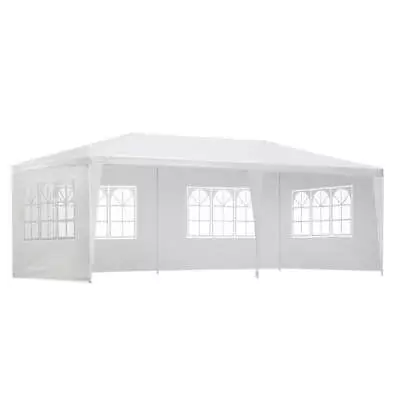 Instahut Gazebo 3x6 Outdoor Marquee Side Wall Party Wedding Tent Camping White • $105.20