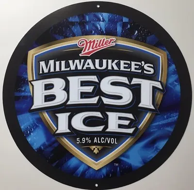 Milwaukee's Best Ice 12  Metal Beer Sign • $17.99