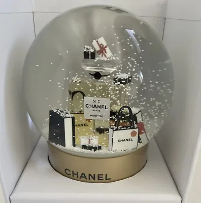 Large CHANEL Snow Globe Dome Novelty No.5 100th Anniversary LIMITED In Box • $498